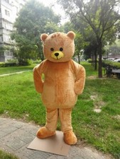 Teddy Bear Mascot Costume Cosplay Party Game Dress Outfit Halloween Adult