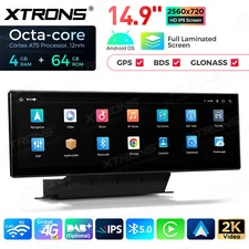 14.9" Screen Android14 4+64GB Car Stereo GPS For Audi Q5 SQ5 2017-20 MIB2 System