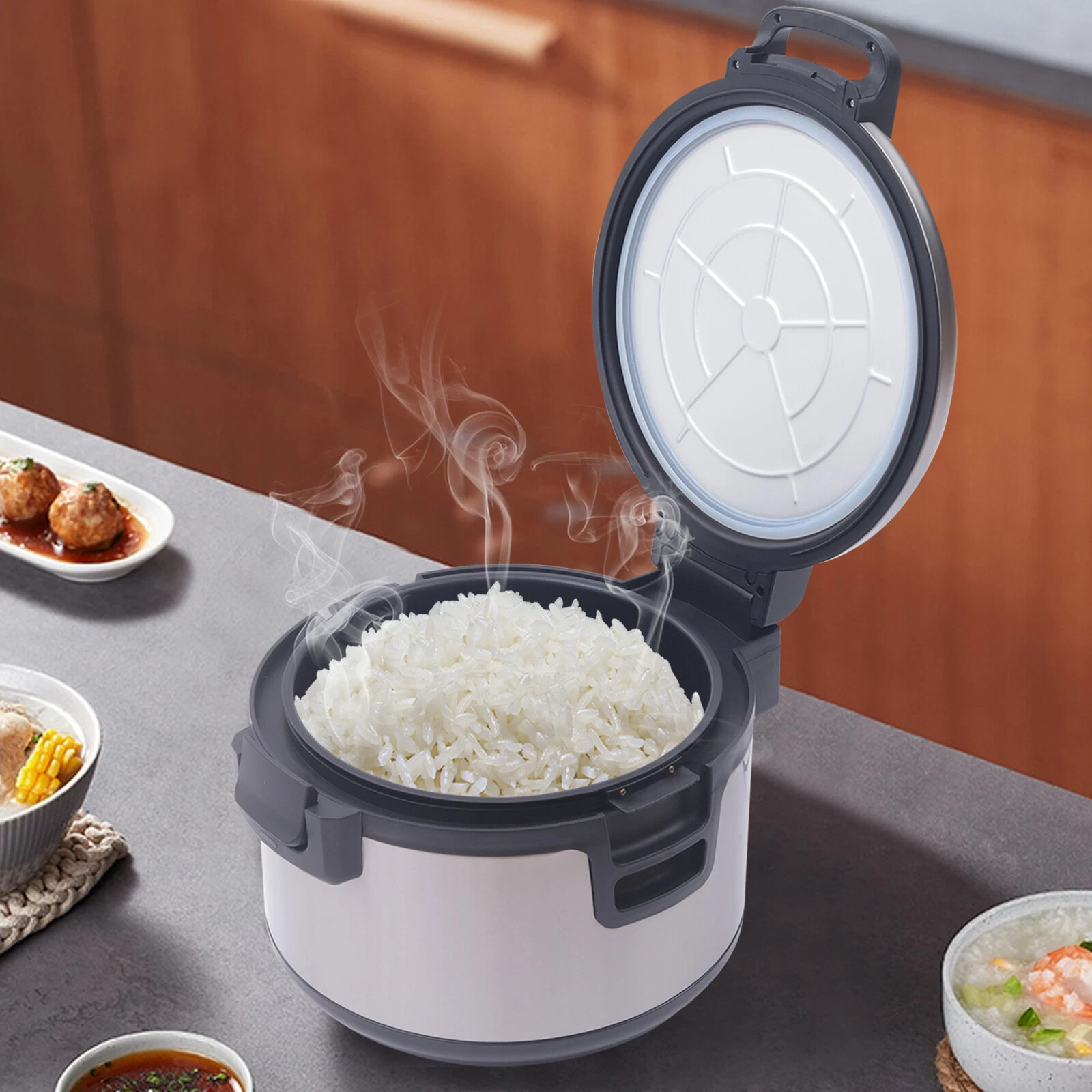 19L Electric Sushi Rice Warmer Commercial Non-stick Inner Pot Rice Cooker New