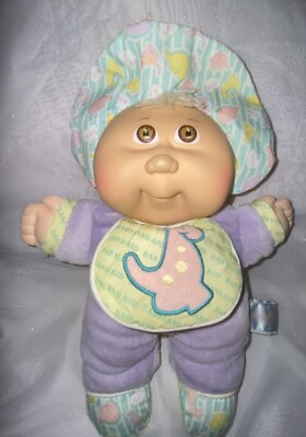 Rare 1988 White Hair Brown Eyes Cabbage Patch Kid  Signed  Xavier Roberts