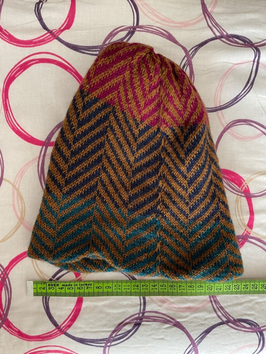 Missoni Sport Zigzag Wool Blend Multicolor Geometric Striped  display picture 2