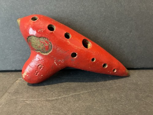 Vintage G3 Stamped Ocarina Clay Flute Whistle Instrument made in Austria - Picture 1 of 4