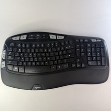 Logitech Wave K350 Unifying Ergonomic Wireles...