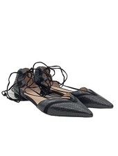 ZARA WOMAN Riemchen Ballerinas Damen Ballerinas Gr. DE 38 schwarz Elegant