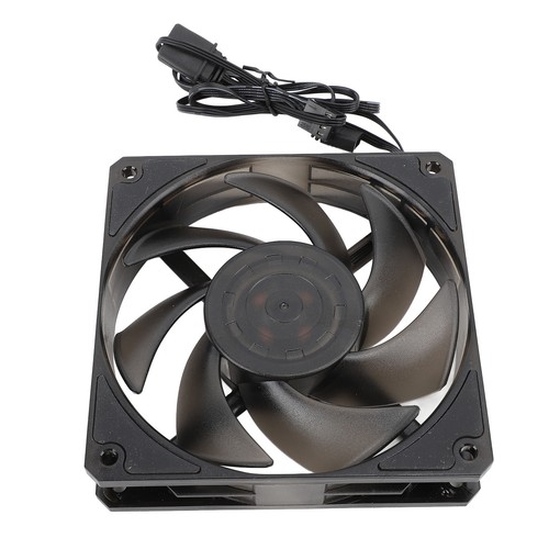 Black 120mm Hydraulic Bearing Case Fan 800 To 2500RPM 4 Pin PWM 5V ARGB Temp NEW - Afbeelding 8 van 12