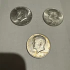 1964 Kennedy Half Dollars-90% Silver-(Lot Of 3 Coins)