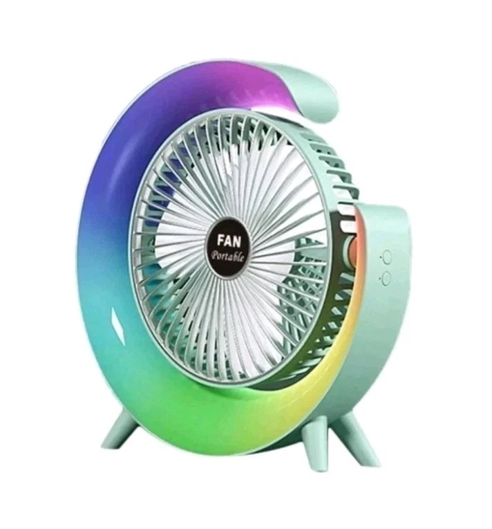 2X( Ventilatore Portatile Appeso Collo Ventilatore Potenza Ventilatore