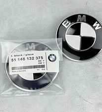 2pcs Oem Front Hood Rear Trunk Badge Emblem 82mm74mm Whiteblack New Us For Bmw 2pcs Oem Front Hood Rear Trunk Badge Emblem 82mm74mm Whiteblack New Us For Bmw