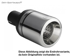 Ulter Sportauspuff Opel ASTRA G Lim. 98-03 100mm rund eingerollt gerade