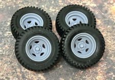 124 Scale 18-inch Off-road Cragar 365 Wheels W Mud Tiresjeepresin