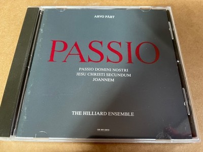 Arvo Pärt - The Hilliard Ensemble   Passio, 1988 ECM New Series CD. Free uk Post