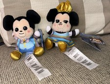 New Walt Disney World 50th Anniversary Wishables Plush Mickey  Minnie Set