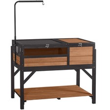 Tortoise Habitat Wooden Turtle Enclosure, Raised or Tabletop Cage