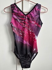 GK Gymnastics Elite Sportwear Leotard Adult Medium AM Competition Dance Aerial