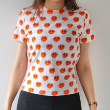 Christian Dior by John Galliano 2002SS Heart Dot CD Logo T-Shirt 42 Archive