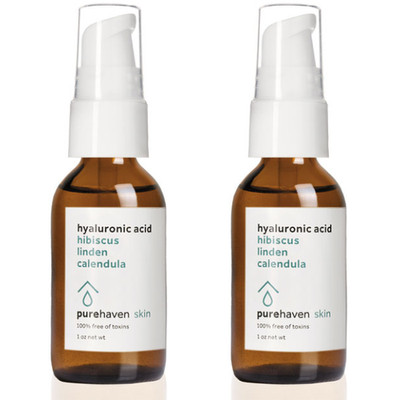 X2 Pure Haven Hyaluronic Acid 2 fl oz Serum- Hydrates, Firms, Reduces Fine Lines