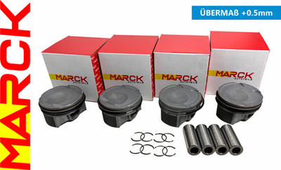 Kia Hyundai G4FJ 1.6T 4x Kolben Übermaß +0.5 mm 23041-2BCA0 230412BCA0