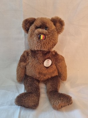 Ty Champion the Beanie Buddy Fifa World Cup 2002 Teddy Bär Belgien 15cm