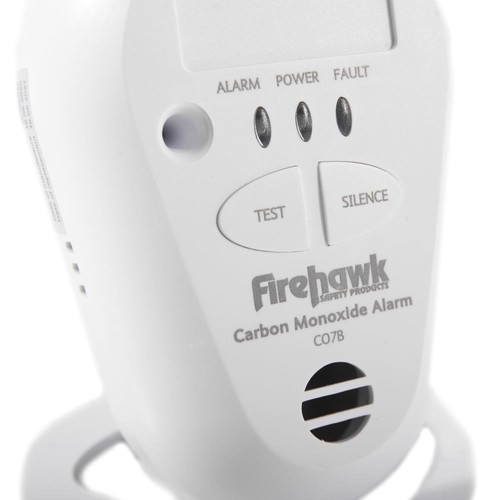 FireHawk CO7B Carbon Monoxide Alarm - White - Picture 3 of 7
