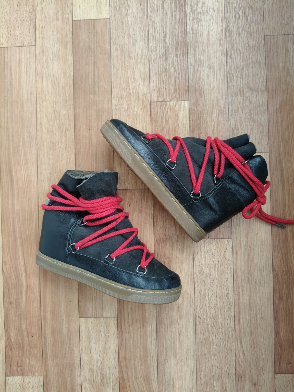 ISABEL MARANT  RARE RED BOOTS SIZE EU 38 ,  8 US , 5  UK image 4