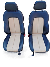 Mercedes SLK R170 Mopf Leder-Sitze Sitzheizung links rechts schwarz-siambeige Mercedes SLK R170 Mopf Leder-Sitze Sitzheizung links rechts schwarz-siambeige