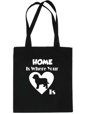 Home Is Where Your Cockapoo Dog Is lustiger Hundeliebhaber Geschenk Einkaufstasche 