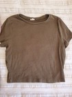 3 pc Free People Brandy Melville GARAGE Sz 10 12 L 24 shorts tank top tshirt b3 — photo 10