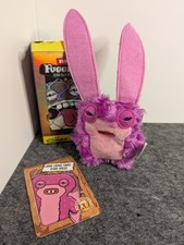 FUGGLER Lord Long Ears Keyring Funny Ugly Monster Plush Pink - Rose