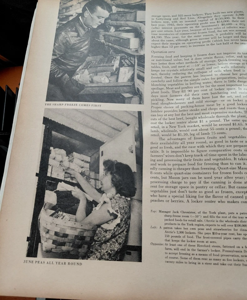 Vintage Fortune  Magazine  September Honorable Discharge Eagle Picher  1947 - Image 3 of 3