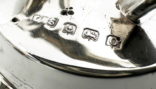 SET 4 NOVELTY HORSESHOE MENU HOLDERS STERLING SILVER BIRM. 1913 LEVI & SALAMAN - Picture 11 of 13