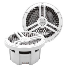 6.5 Inch Marine Coaxial Speakers 320W Pair White Skar Audio SK65M 2-Way Full