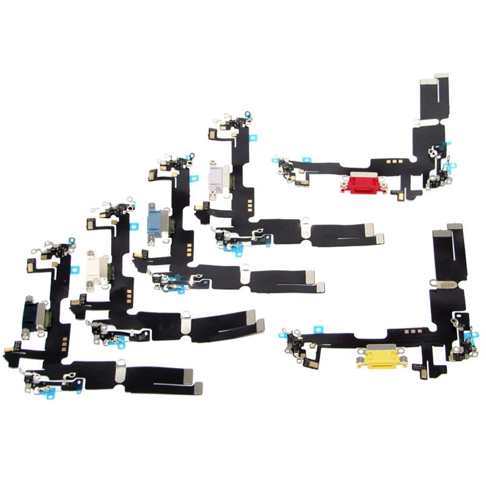 OEM Audio Jack Mic Charging Port Dock Felx Cable For iPhone 14 14+ 14 Pro 14 Max - Image 3 of 4