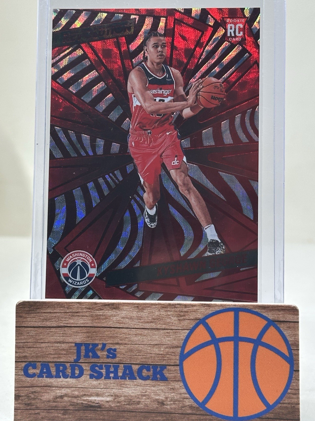 2024-25 Panini Revolution Kyshawn George Red Scope RC /135 #119