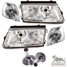 Set für VW Passat 3B 3B3 3B5 Scheinwerfer +Frontblinker H7/H4 +H7 Birnen 96-00