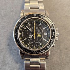 Breil Manta V010 Quarzo Cronografo Vintage Diver 39mm Orologio Funzionante