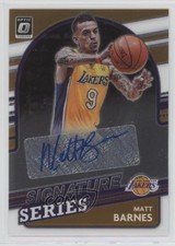 2021-22 Panini Donruss Optic Signature Series Matt Barnes #SS-MBN Auto y8a