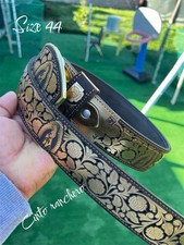 Belt Leather Cincelado Corte Laser Cowboy Cintur n Vaquero Cinto Ranchero Size44