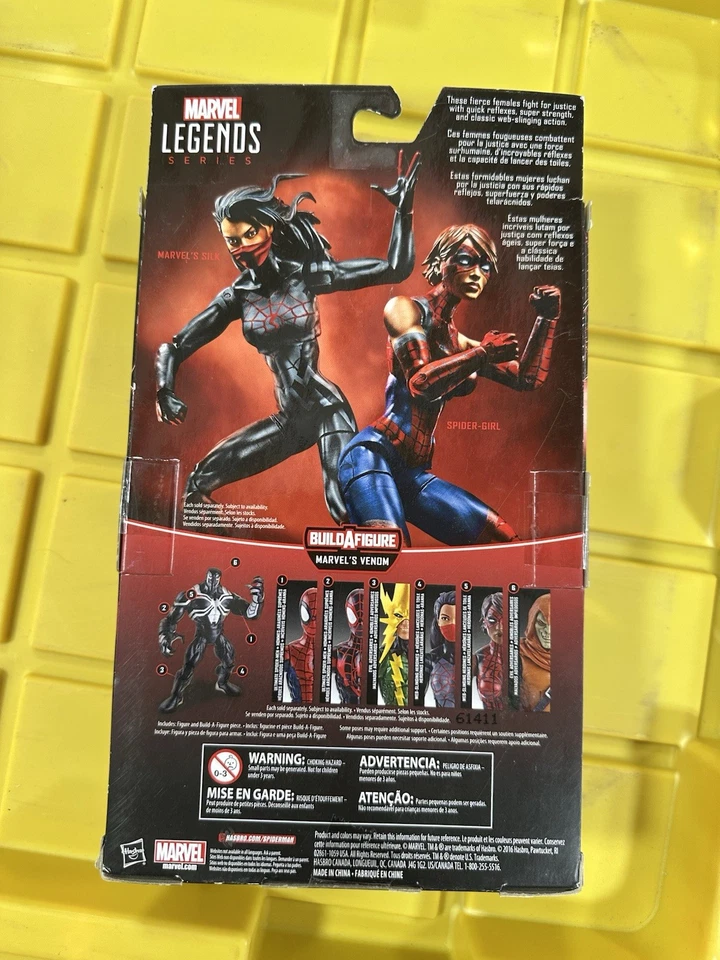 Marvel Legends Spider-Girl Space Venom BAF Series Figure Hasbro H66 - Image 2 of 2