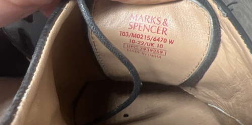 Scarpe M&S nere vestibilità ampia - taglia UK 10 - Foto 17 di 17