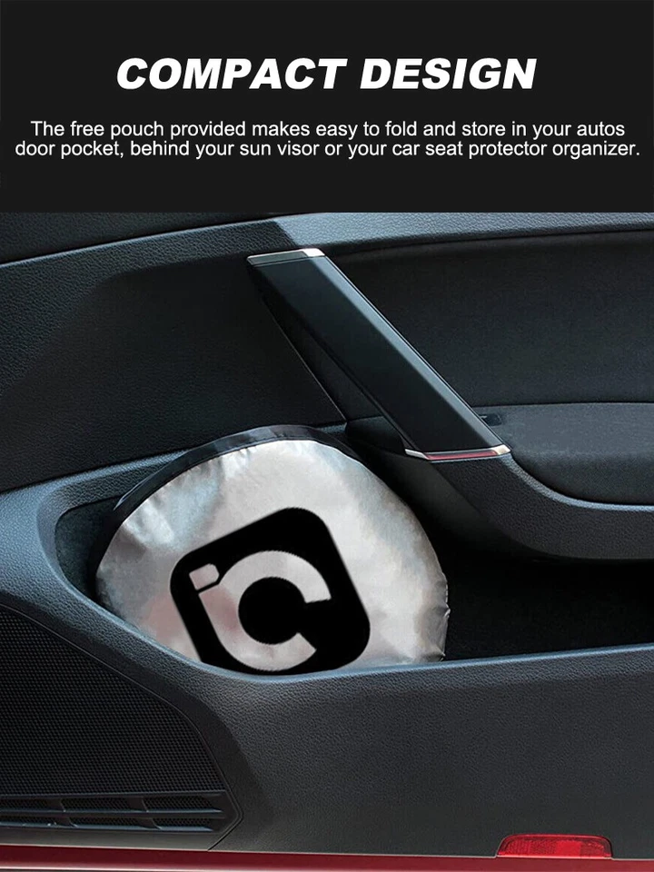 US Flag Front Windshield Sunshade UV Block Visor Cover For Hummer H2 2003-07 - Изображение 4 из 4