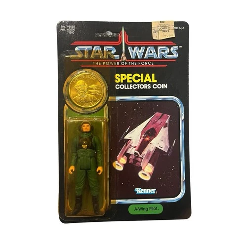 Vintage 1984 Star Wars A-WING PILOT Kenner POTF 92-Back MOC Last 17