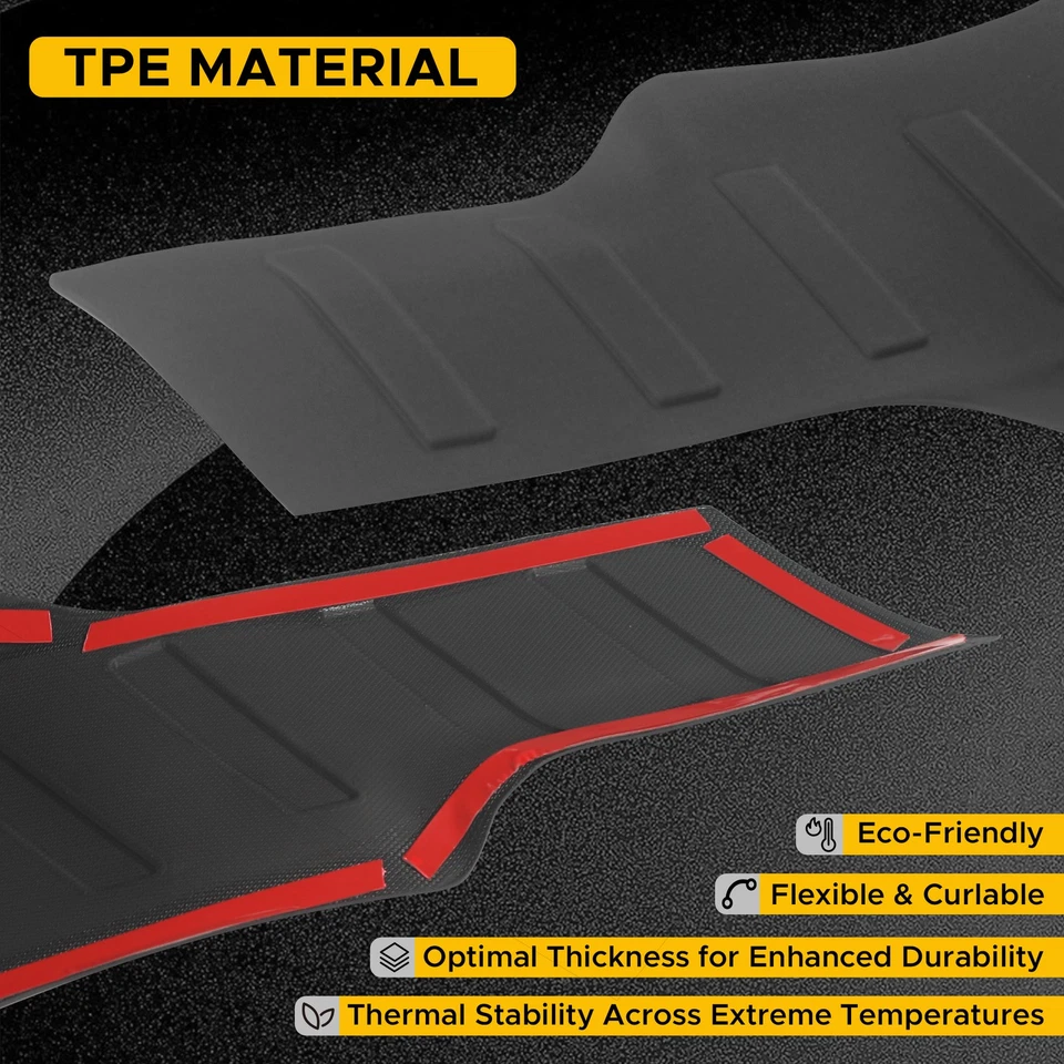 Matte Black Hood Protector Shield Deflector fits 2023-2024 Ford F250 F350 F-450 - Image 3 of 4