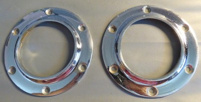 GROUP OF USED 1960s ERA CHRIS CRAFT BOAT PARTS NICE CHROME