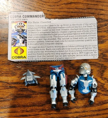 G. I. JOE Cobra Commander v3 1987 HAsbro