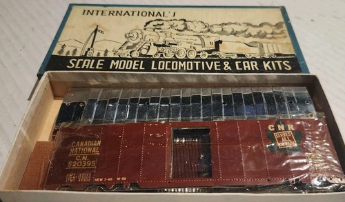 Ho Scale Box Scale Models HO Scale Box Car Kit Canadian National #520395 | eBay