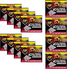 480 Firelighters All purpose Fire Starter Cubes Value Pack Open Fire Pit BBQ For 0.10 per lighter