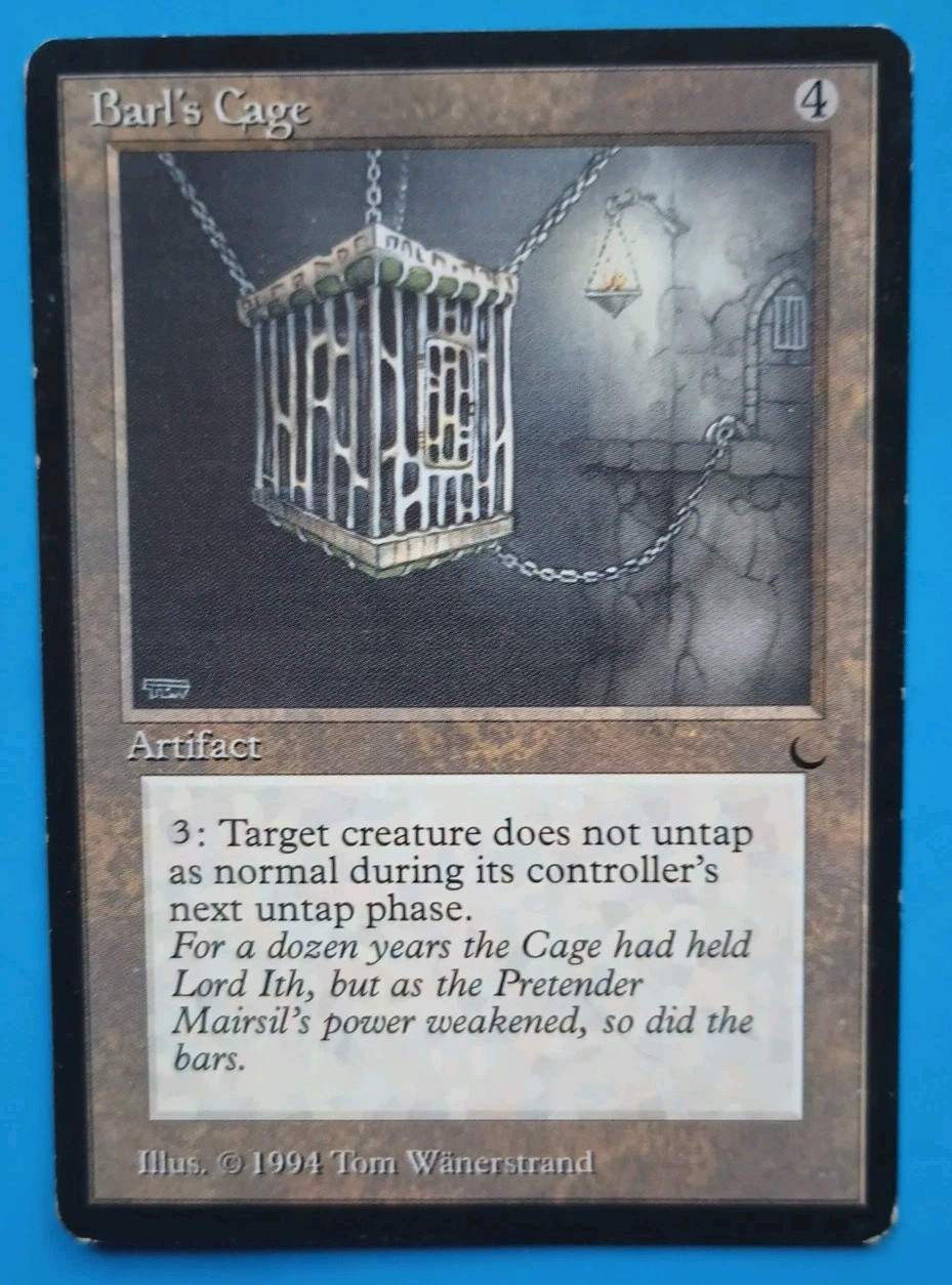 Magic the Gathering MTG The Dark BARL'S CAGE  R LP/EX 1994 Nice!