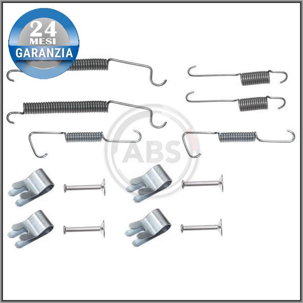 KIT ACCESSORI GANASCE FRENO A.B.S. PER CITROEN C3 II CITROEN C3 I PEUGEOT 1007 C