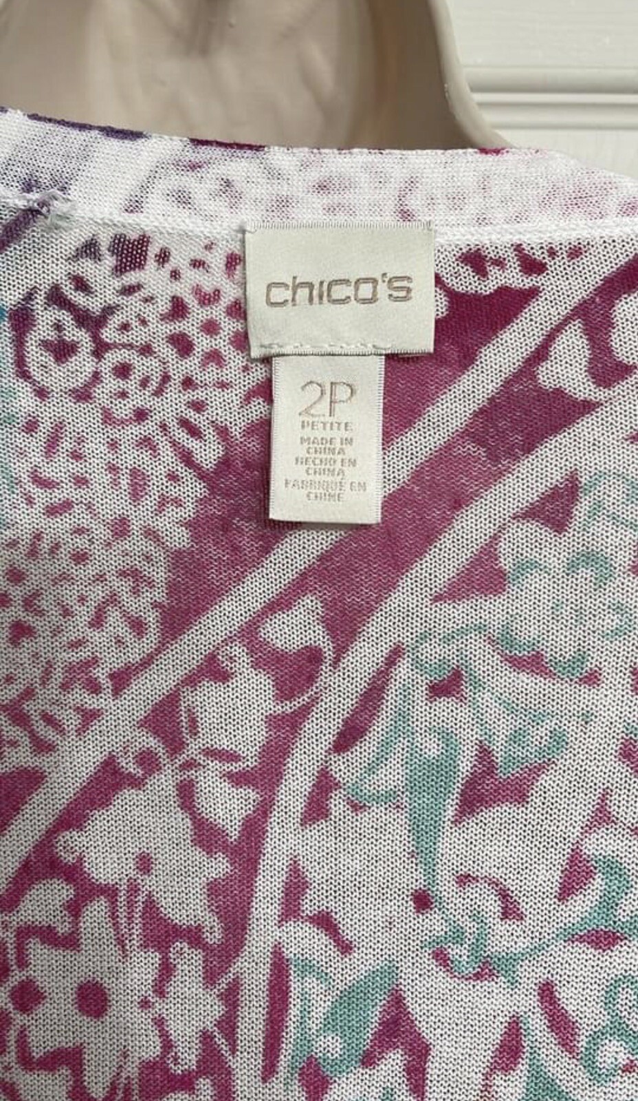 Chico's Lightweight Spring Multicolor Open Front … - image 4