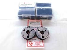NEW 1/2 28 UNEF 2A VERMONT THREAD RING GAGES .5 GO NO GO P.D.'S  .4757  .4720